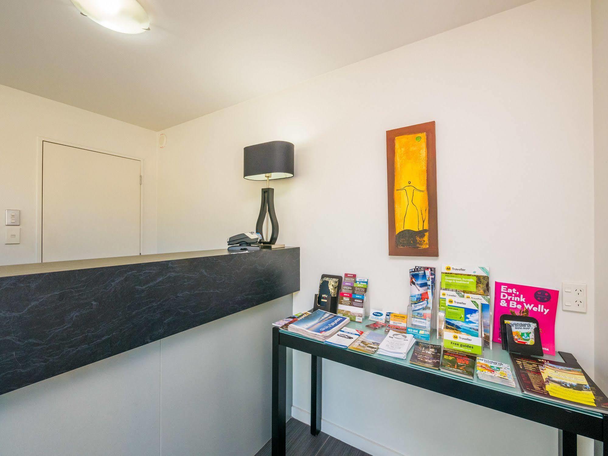 Bellano Motel Suites Christchurch Kültér fotó Reception